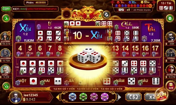 Kinh nghiệm chơi Sicbo tài phú MD5 Sunwin chắc thắng